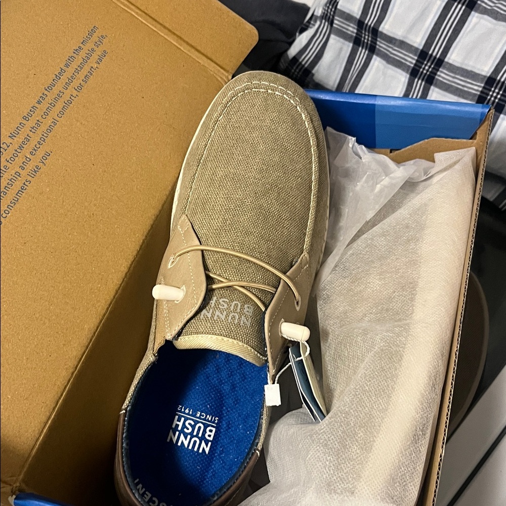 Sperry Brewski MT Slip Loafer in Stone Tan